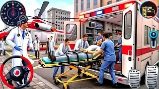 New Ambulance City Rescue Simulator - 911 US Emergency Ambulance Driving 3D : Android Gameplay 