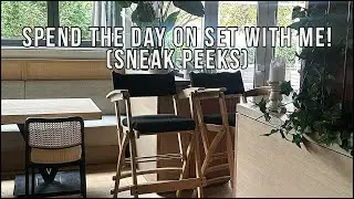 SPEND THE DAY ON SET WITH ME VLOG!