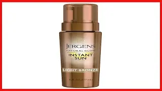 Jergens Natural Glow Instant Sun Body Mousse, Self Tanner for Light Bronze Tan, Sunless Tanning Body