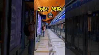 Rules in Dubai Metro 🚇 #dubaimetro #viral #shorts