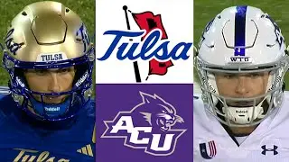 Abilene Christian vs Tulsa College Football Highlights Full Game 2025