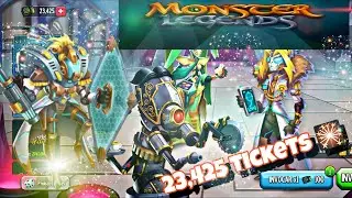 INVOCANDO CON 23,425 TICKETS AL NUEVO ARQUITECTO MYSS QYLARA WATSON || MONSTER LEGENDS 