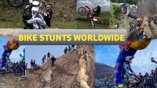Viral big hills and mountains worldwide bike Stunts 😱