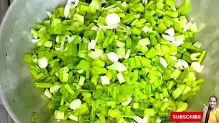 Spring onion curry  - Hare payaz ki sabji - Green onion curry - Spring onion ki sabzi - Sides