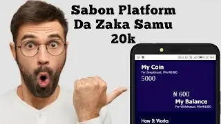 Sabon Platform Dazaka Samu Kudi Masu Yawa