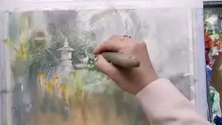 Watch This Garden Come to Life with Watercolors!