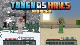 🔩 Tough As Nails V2 Add-on Minecraft Bedrock 1.21.50+ || Temperature And Thirst.. [Cre:KecKMC]💦