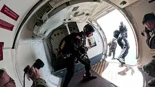 2025 Joint Base Andrews Air Show - Golden Knights jump