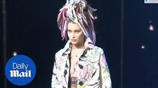 Kendall Jenner & Gigi Hadid walk the Marc Jacobs runway in dreads - Daily Mail
