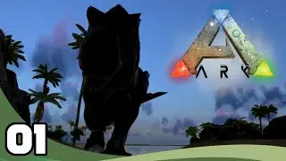 Let's Play ARK - Ep. 1: Getting Started... and Eaten | ARK: Survival Evolved Single-Player Gameplay