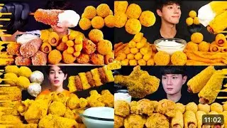 2X SPEED CHICKEN 🍗 HOTDOGS CHIPS BUKBANGES CHALLENGE 