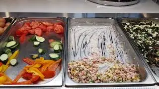 Завтрак в пансионате 