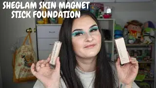 TESTING THE SHEGLAM SKIN MAGNET STICK FOUNDATION!