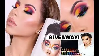 JAMES CHARLES X MORPHE PALETTE REVIEW,  TUTORIAL | SWATCHES