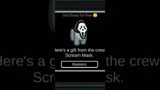 Got this ghost mask for free #ghostmask #amongus #freemask