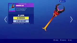 *RARE* BURNING AXE PICKAXE BACK IN FORTNITE!