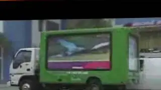 Lime Vizio mobile billboard advertising 2 promo