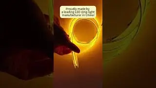 Do You Like Gold Yellow COB Strip Lights? Custom Solutions from Our OEM China Factory #manufacturer