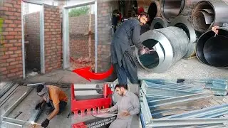 How To make Metal Iron And Steel Door Frame||complete Making With Amazing Skills||Chokhat Making