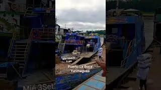 puerto La Boca de Yurimaguas mi&eacute; 3Set25 #selvaperuana #yurimaguas #turismo #lanchas #iquitos