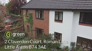 Virtual Tour - Video of house - 2 Claverdon Court Roman Lane Little Aston B74 3AE - Drone