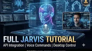 Build JARVIS AI Assistant with Python 🤖 | Full Project Tutorial | Voice Assistant & Automation