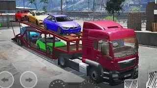 Truck Car Transport Trailer  | Truck Car Carrier | Car Transport Truck Games - Android Gameplay