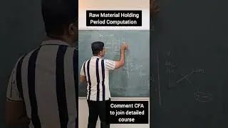 Raw Material Holding Period Computation #finance #credit #banking #businessfinance