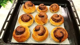 Super Soft Chocolate Bread Roll Recipe By Nasta Recipes || Homemade Buns Recipe