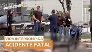 Sargento do Exército morre após colisão com carro na contramão em Manaus (AM)