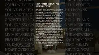 Don't Forget God 🙏🏽 | #shorts