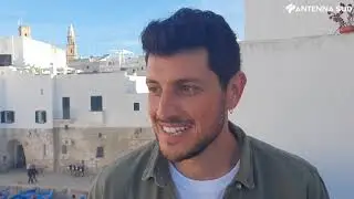 22 maggio 2021, Emanuel Caserio a Monopoli per una docuserie