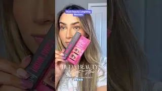 Huda Beauty 1 Coat Wow Mascara try on #hudabeauty #pinkmakeup #mascaras #lashesfordays #1coatwow