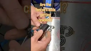 Protect the reel fencer&rsquo;s end from cracking. #fencing #diy #repair