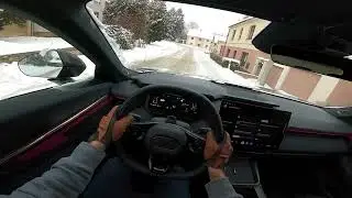 2025 Lynk & Co 08 | PHEV | POV driving on snow