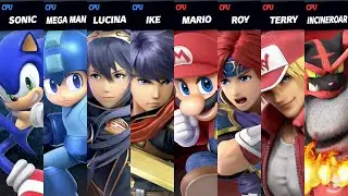 Super Smash Bros. Ultimate - Blue Team vs Red team