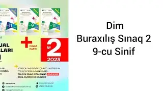 9-cu Sinif DİM OTK 2 Buraxılış Sınağı 2 Riyaziyyat
