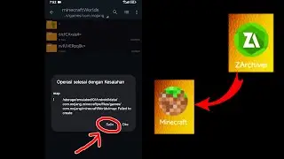 CARA MENGATASI Operasi selesai dengan Kesalahan SAAT PASANG MAP DAN RESOURCE PACK MCPE | Work 100%