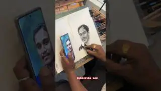 how to draw portrait drawing |charcoal drawing |#shorts #art #portraitart #drawing #charcoal #viral