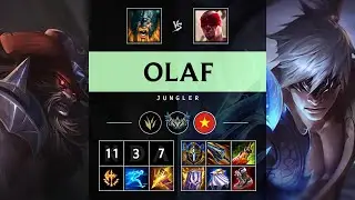 Olaf Jungle vs Lee Sin - VN Challenger Patch 25.16
