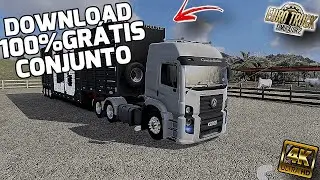 🟢DOWNLOAD 100% FREE VW Constellation 33.440 Prime Cattle Truck for EURO TRUCK SIMULATOR 2 1.56 1.57