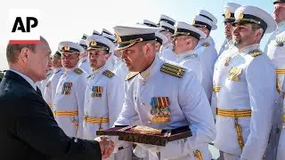 Putin vows to boost Russia&rsquo;s Navy as he commissions nuclear-powered submarine