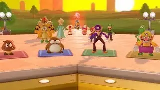 Super Mario Party - Goomba VS Monty Mole VS Waluigi VS Wario