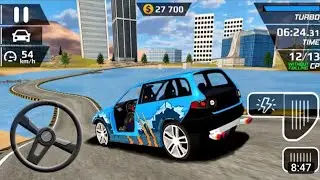 Car Driving Simulator - Mega Ramp Challenge on SUV Smash Car Hit Android gameplay