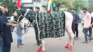 Mumbra 24 Moharram Ka Juloos New video 10 Muharram Noha Alam Viral Aashu Bombay  juloos celebrity ha