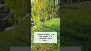 Rasen ohne Anstrengung mit dem Aufsitzrasenm&auml;her GeoTech-Pro GT-MR 76 #shorts 🌿
