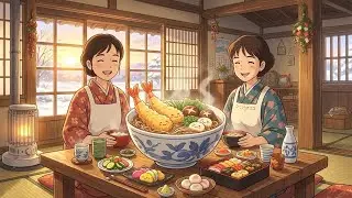 Toshikoshi Soba Noodles at Midnight | Cooking Cream Stew & Yuzu Bath ASMR