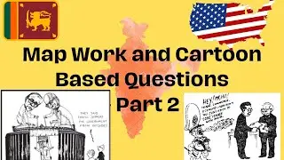 Class 12 Political Science Map Work and Cartoon Based Questions Part 2