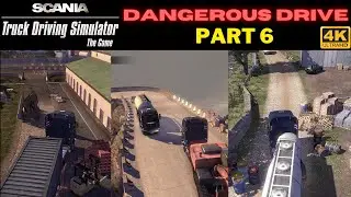 Scania Truck Driving Simulator gameplay | ⚠️ Dangerous Drive part 6 ⚠️ | GTX1060 | 4K | PC 🖥️