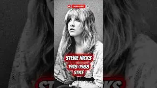 Stevie Nicks: ICONIC fashion ERA | 1978-1988 | #stevienicks #fleetwoodmac #70s #80s #fashion